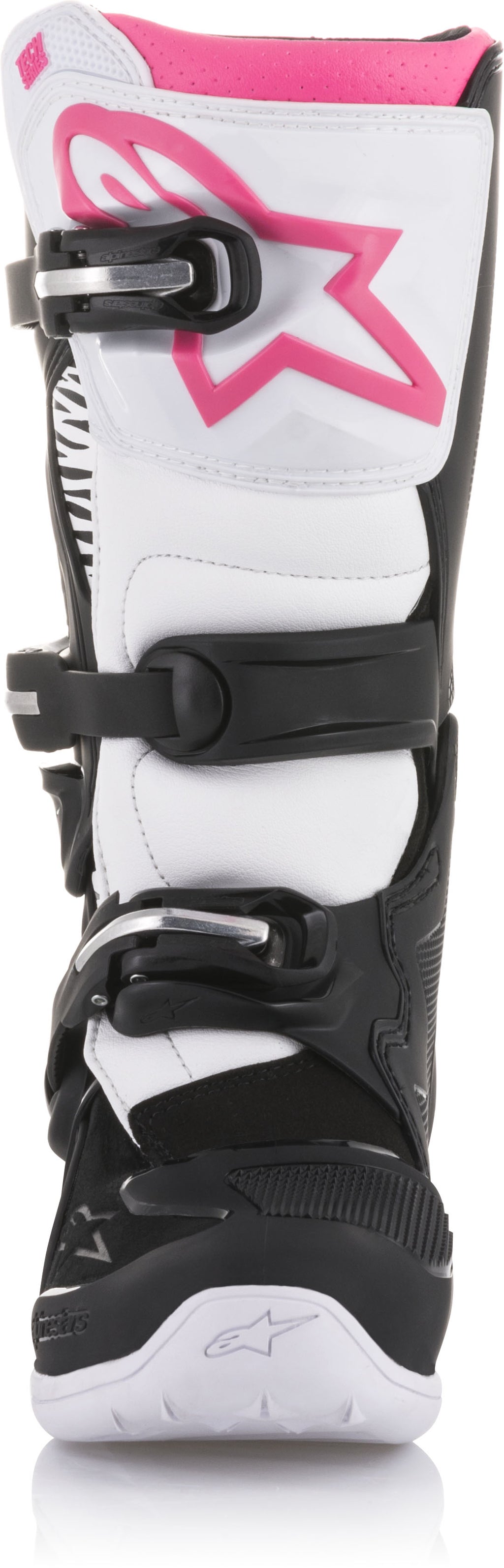 Tech 3 Stella Boots Black/White/Pink Sz 08