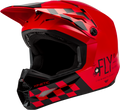 Kinetic Lite Rival Helmet Gloss Red/Black Md