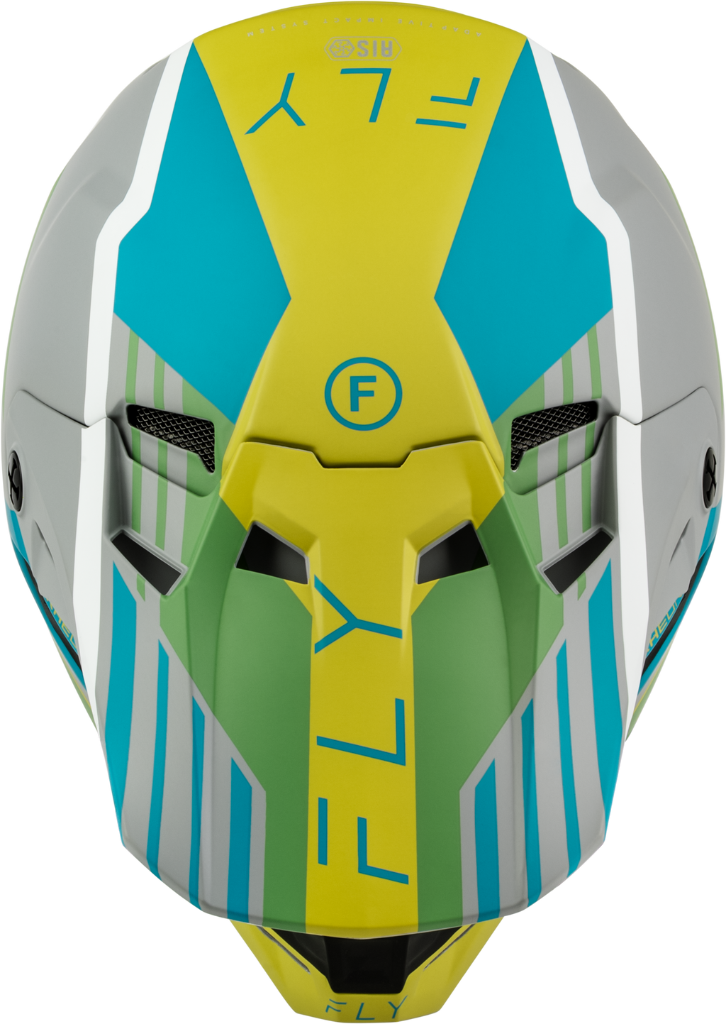 Formula Cc Strike Helmet Matte Grey/Green/Teal Xs