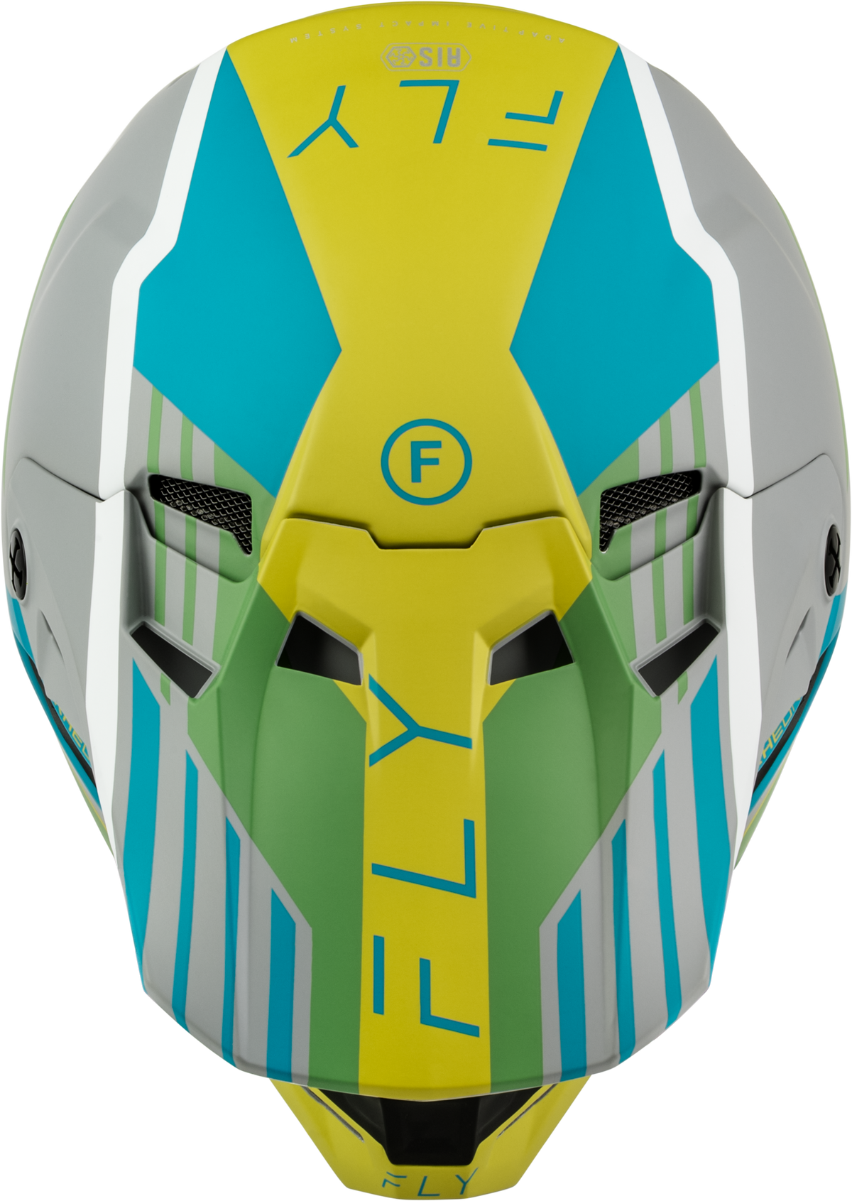 Formula Cc Strike Helmet Matte Grey/Green/Teal Lg