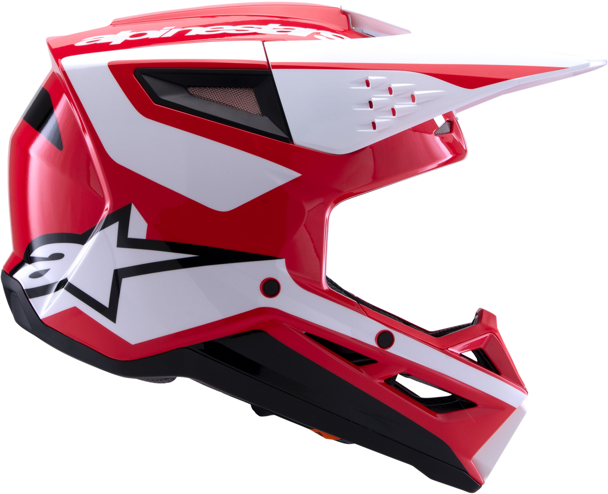 Sm3 Heat Helmet Red/White/Black Glossy 2x