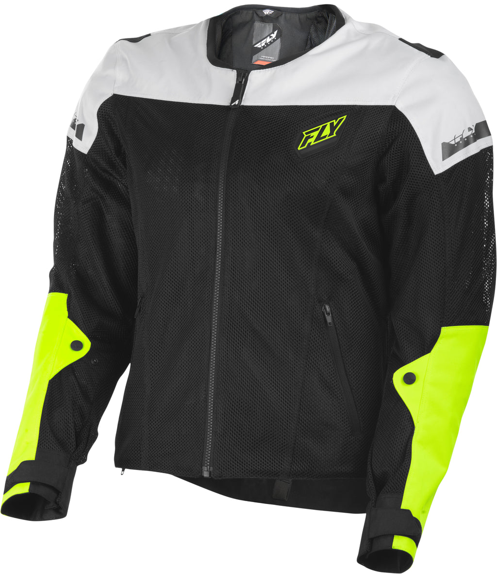 Flux Air Mesh Jacket Black/Hi Vis Sm