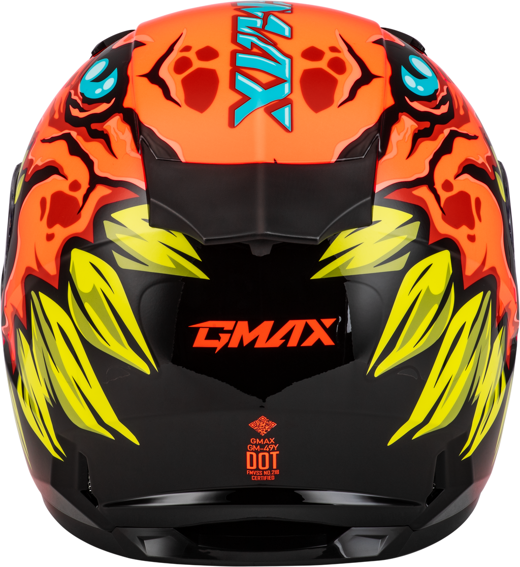 Youth Gm 49y Drax Helmet Orange Yl