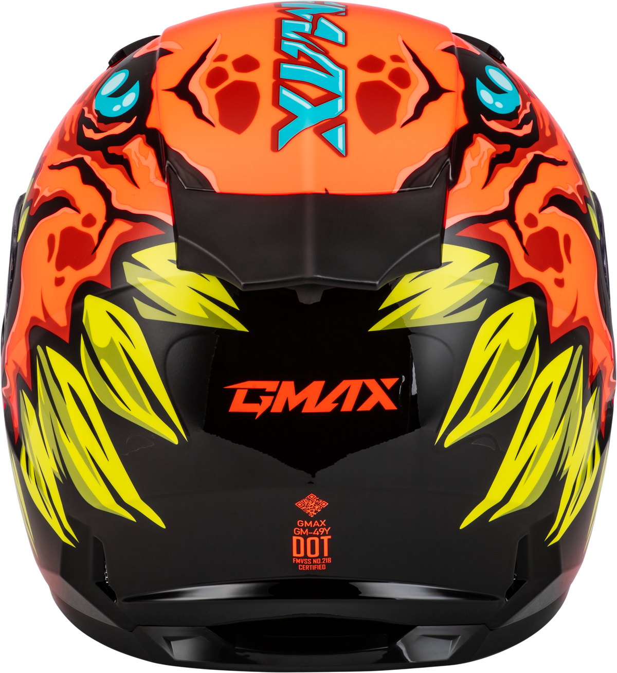 Youth Gm 49y Drax Helmet Orange Ys