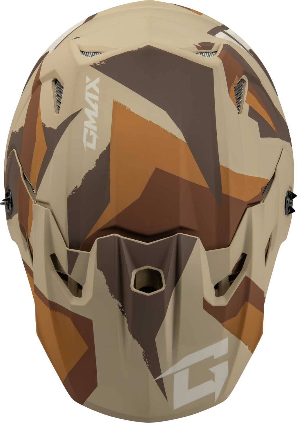 Mx 96 Splinter Helmet Matte Brown/Tan/White  2x