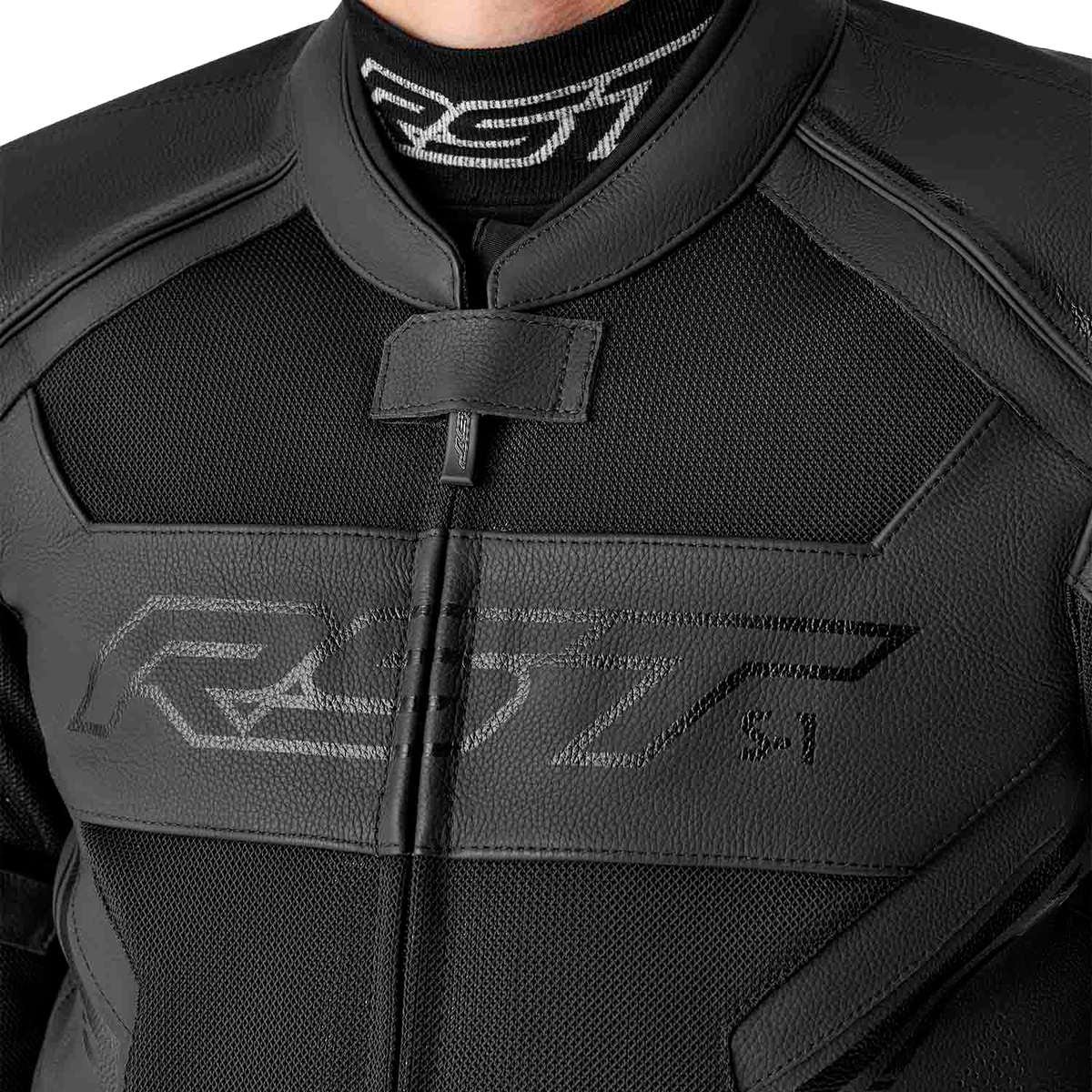 S1 D3o Mesh Leather Jacket Black 5x