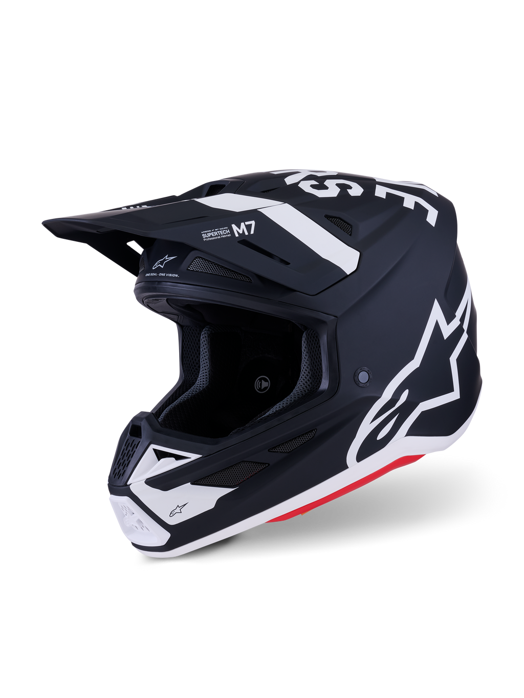 Sm7 Dasher Helmet Blk/Wht Matt Xs