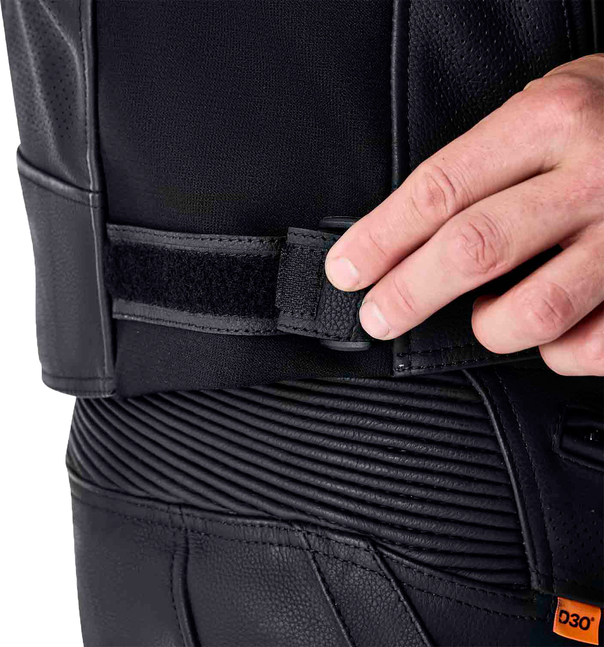 Tractech Evo D3o Jacket Blk/Whi Leather Md