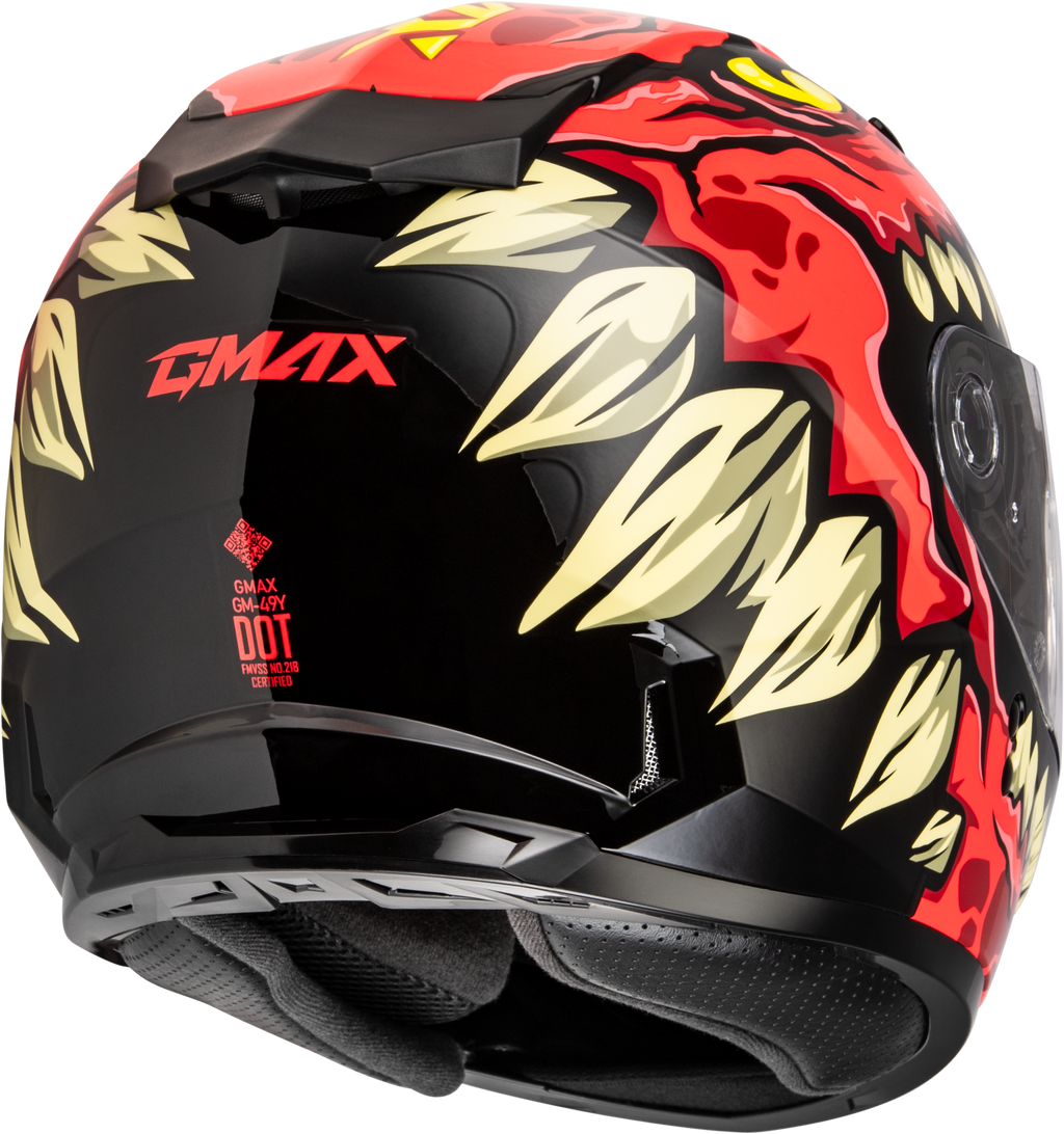 Youth Gm 49y Drax Helmet Red Ym