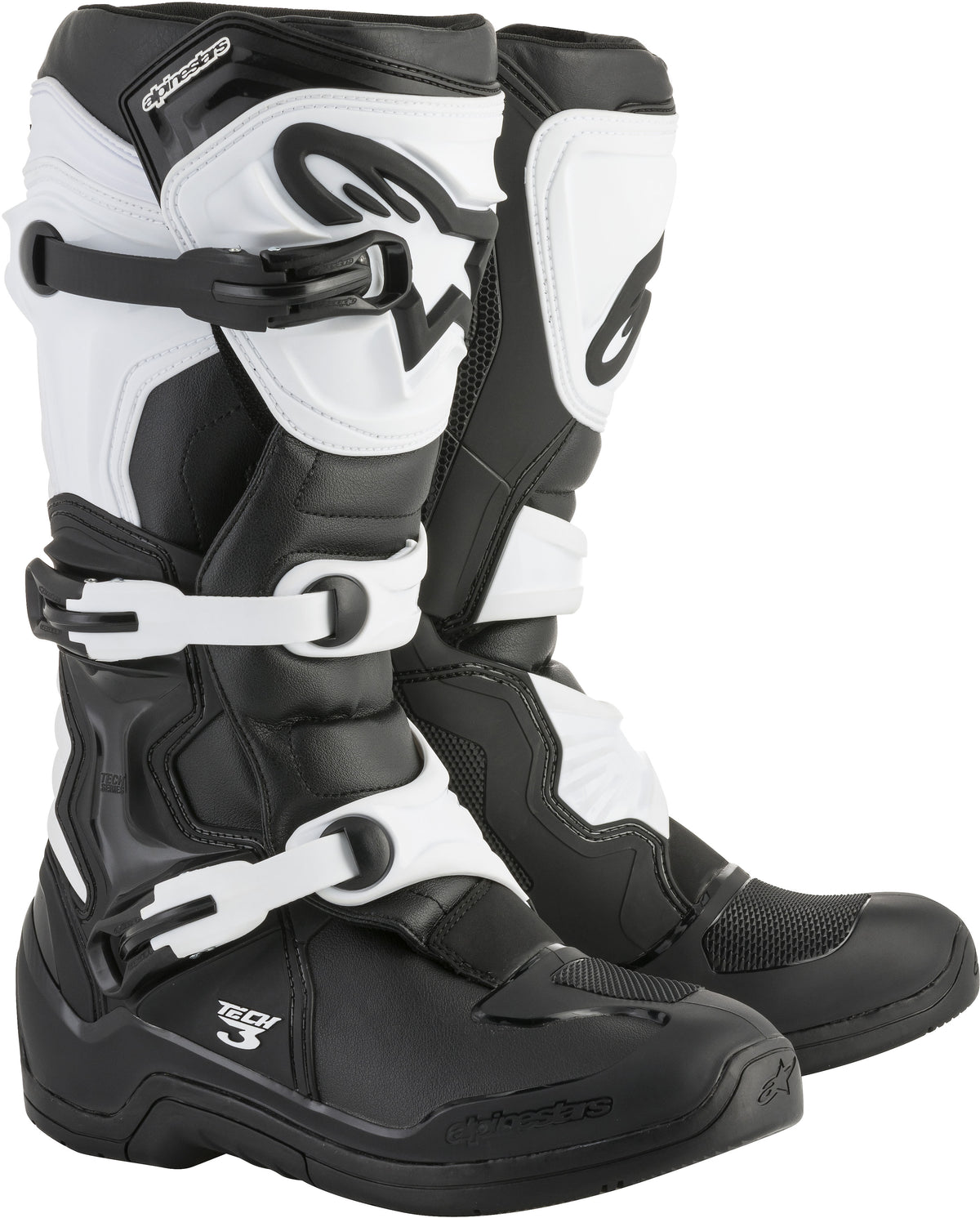 Tech 3 Boots Black/White Sz 08