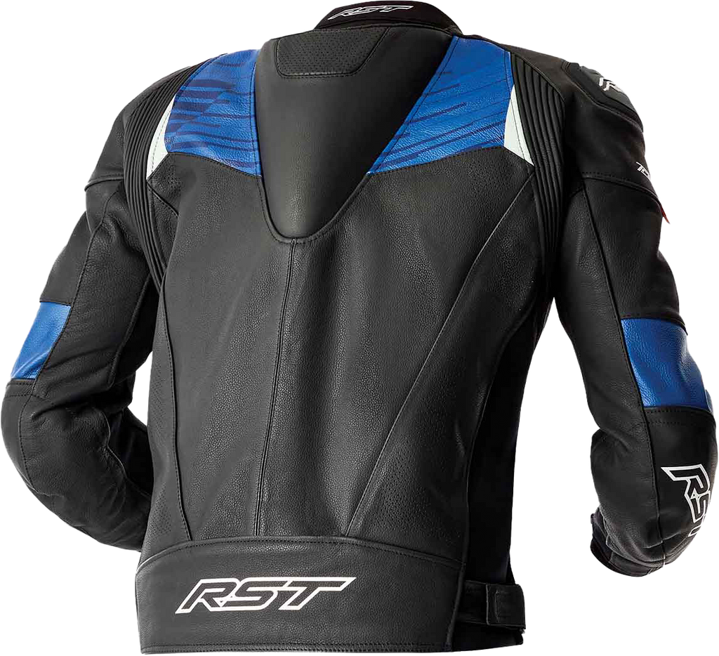 Tractech Evo D3o Jacket Blk/Blue Leather 3x