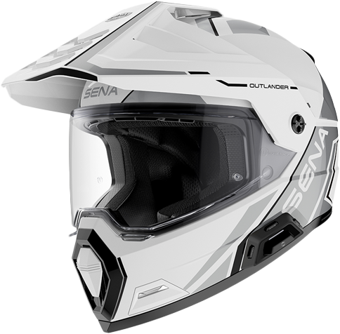 Outlander  Smart Ds Helmet White Xl