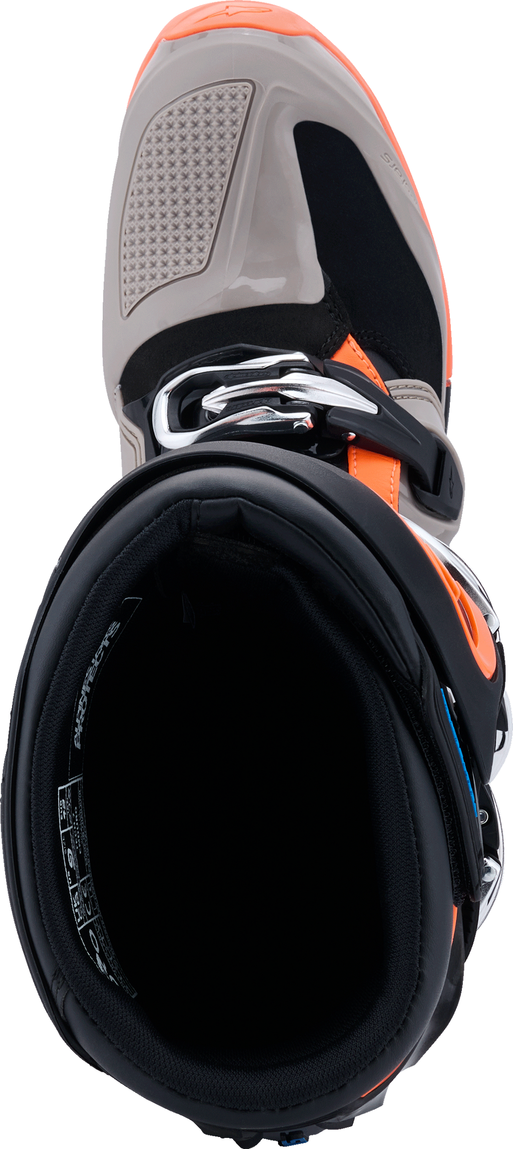 Tech 7 Enduro Blk/Warm Gry/Orange Fluo 13