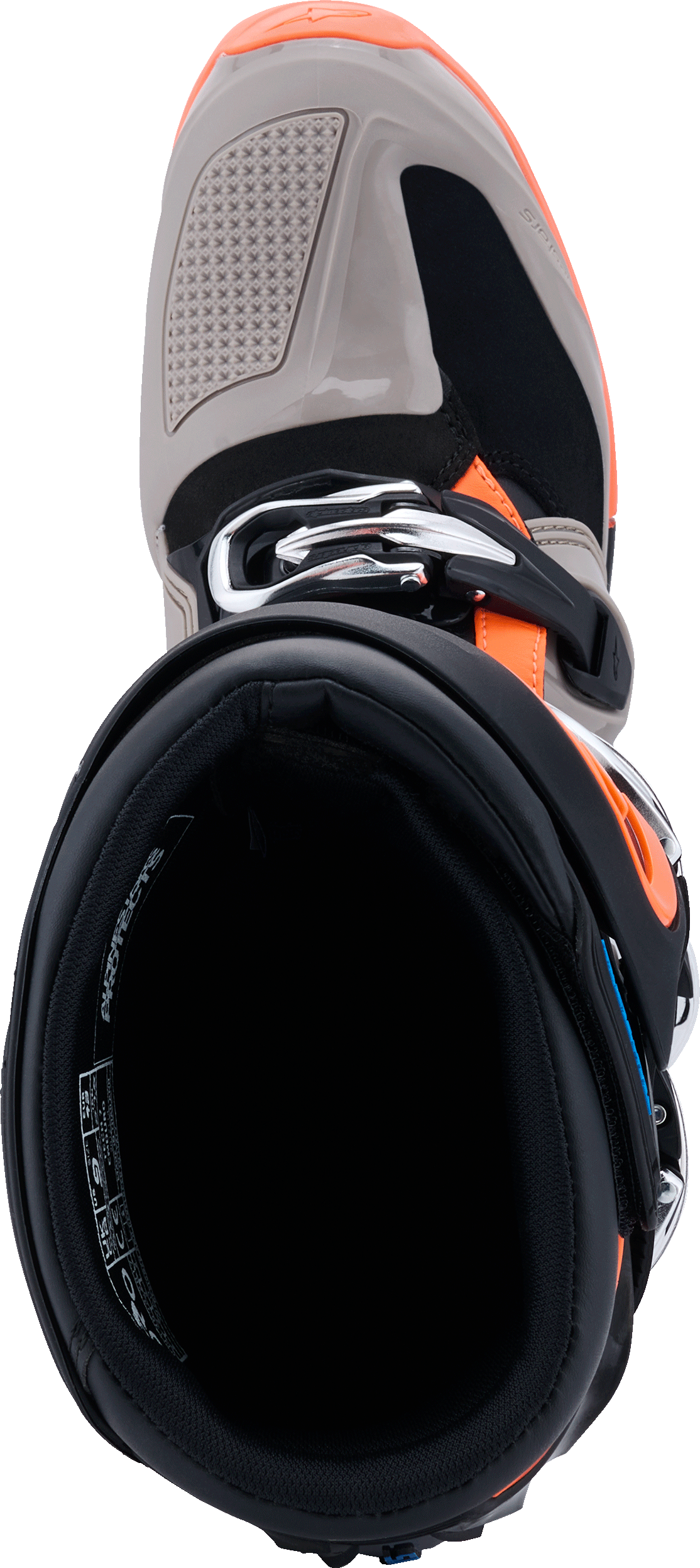 Tech 7 Enduro Blk/Warm Gry/Orange Fluo 13