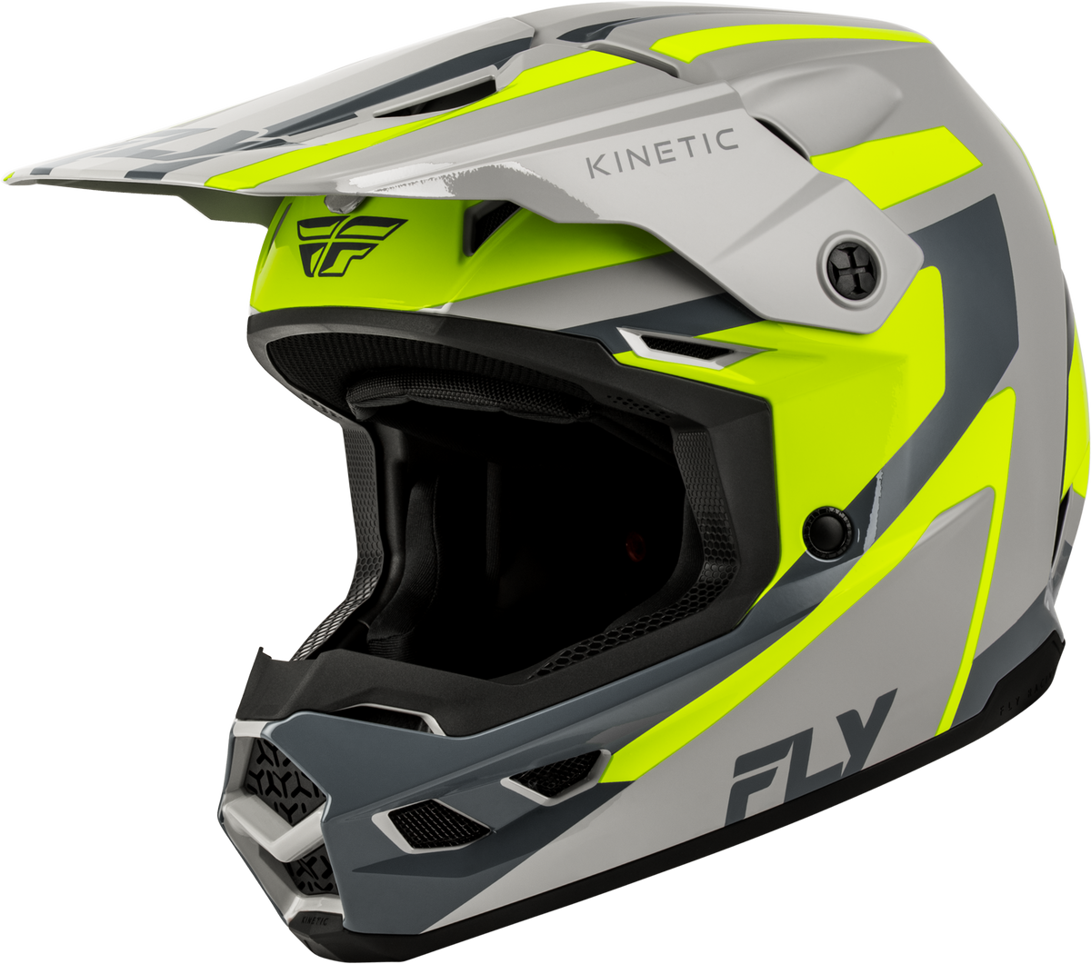 Kinetic Sync Helmet Grey/Hi Vis Md