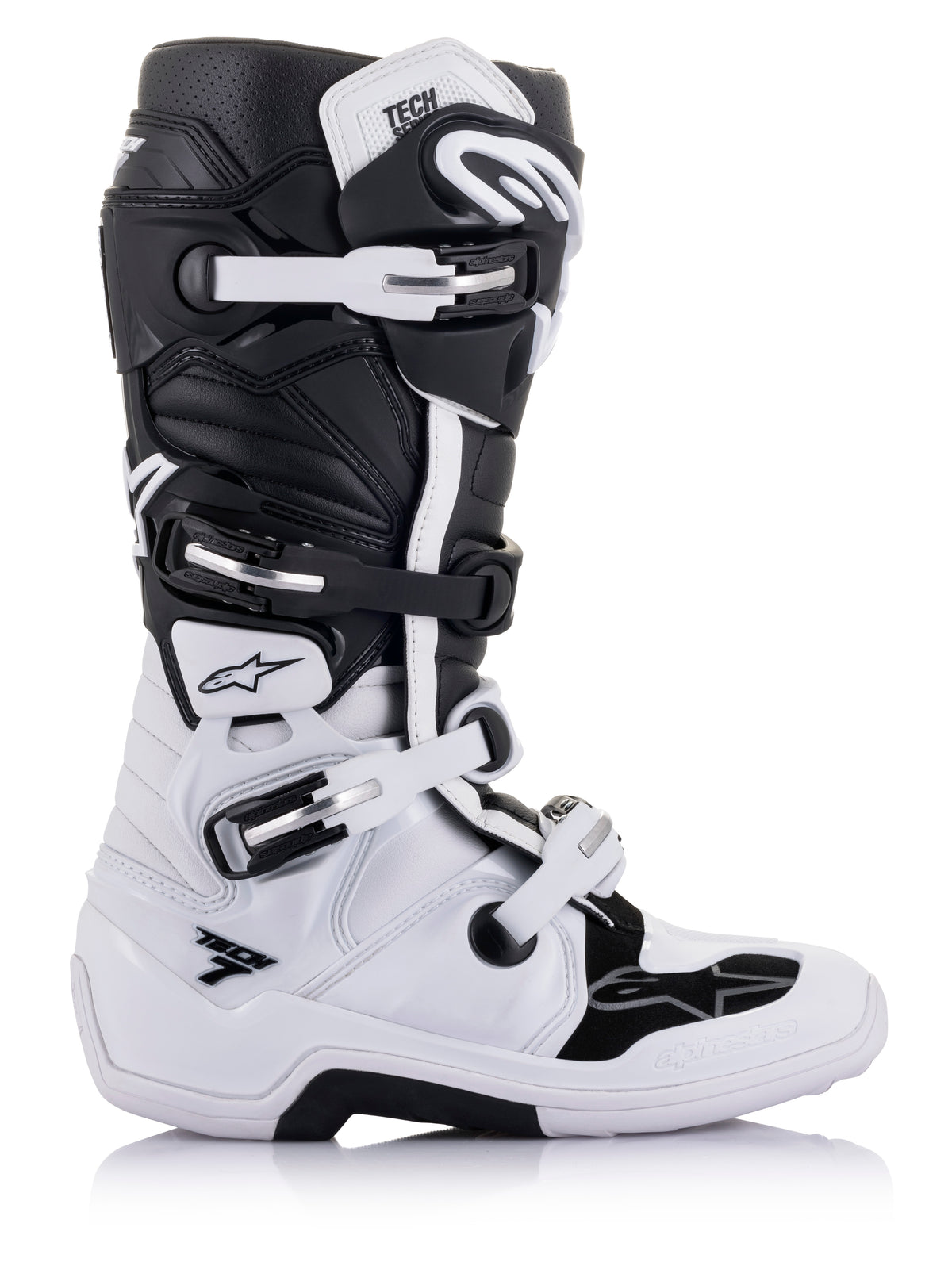 Tech 7 Boots White/Black Sz 10