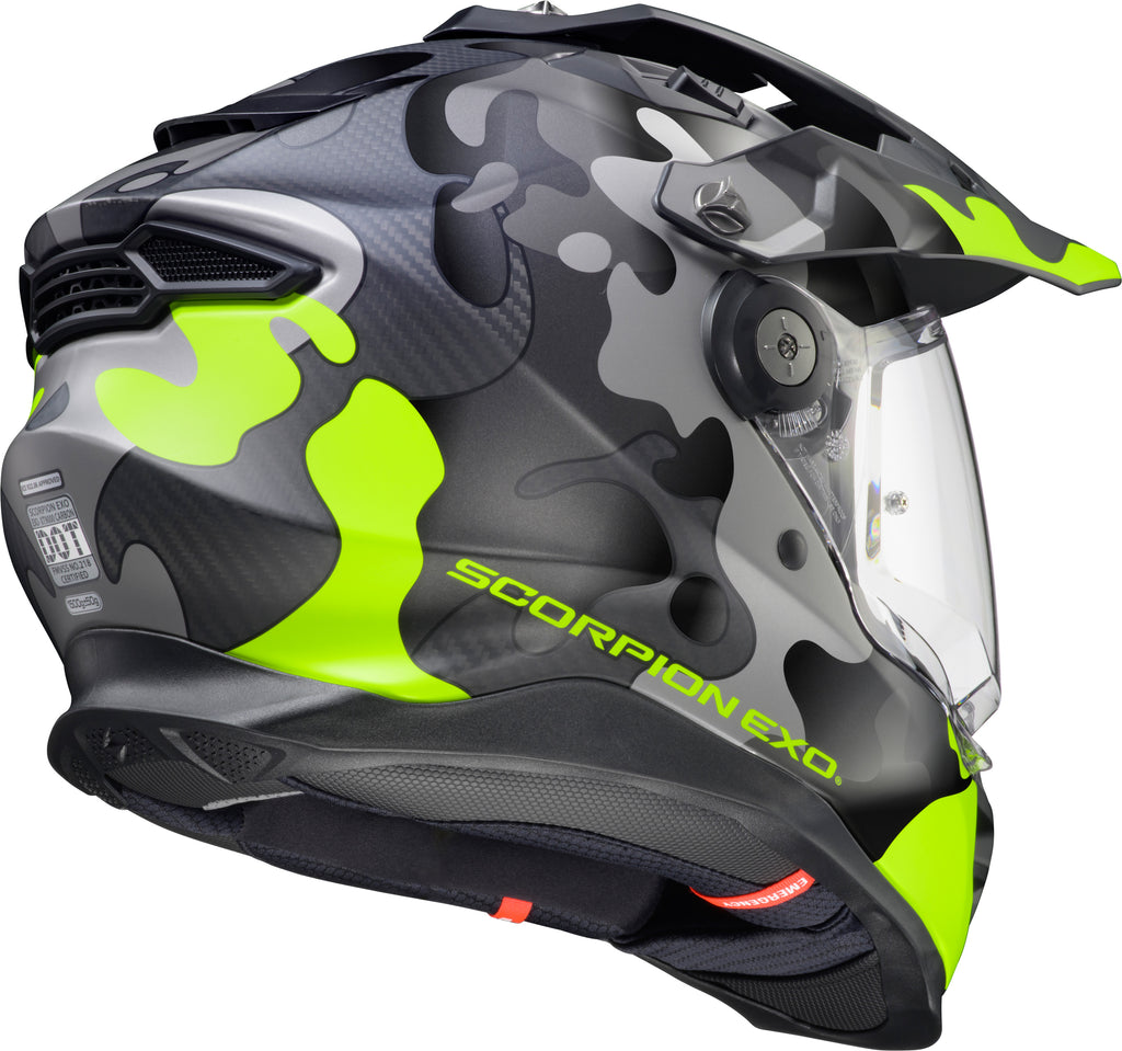 Xt9000 Carbon Full Face Helmet Gilley Hi Vis/Grey Xl