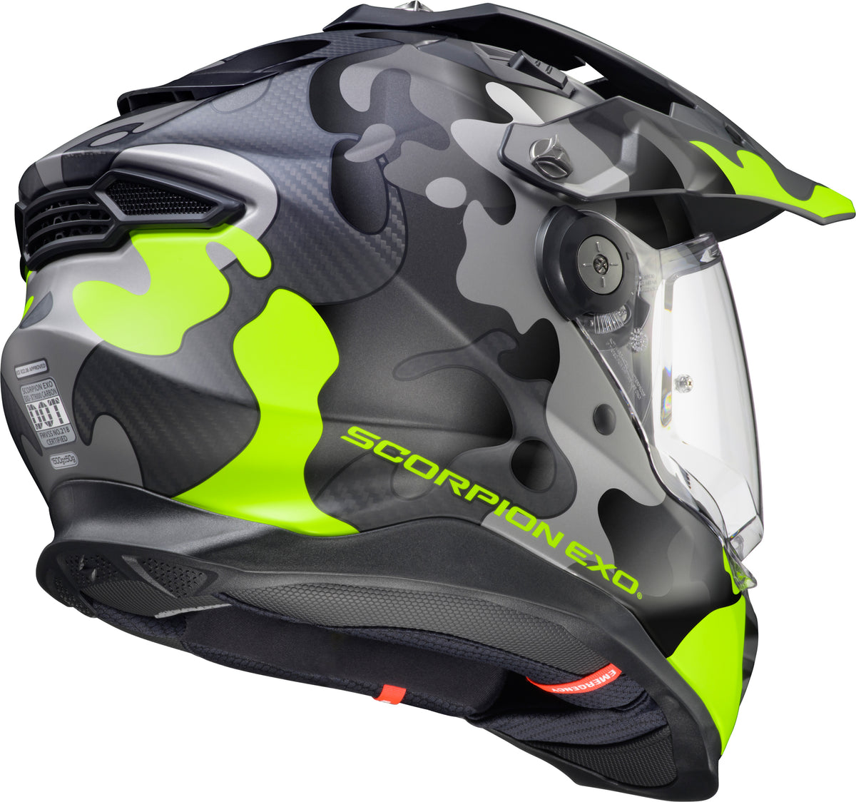 Xt9000 Carbon Full Face Helmet Gilley Hi Vis/Grey Xl
