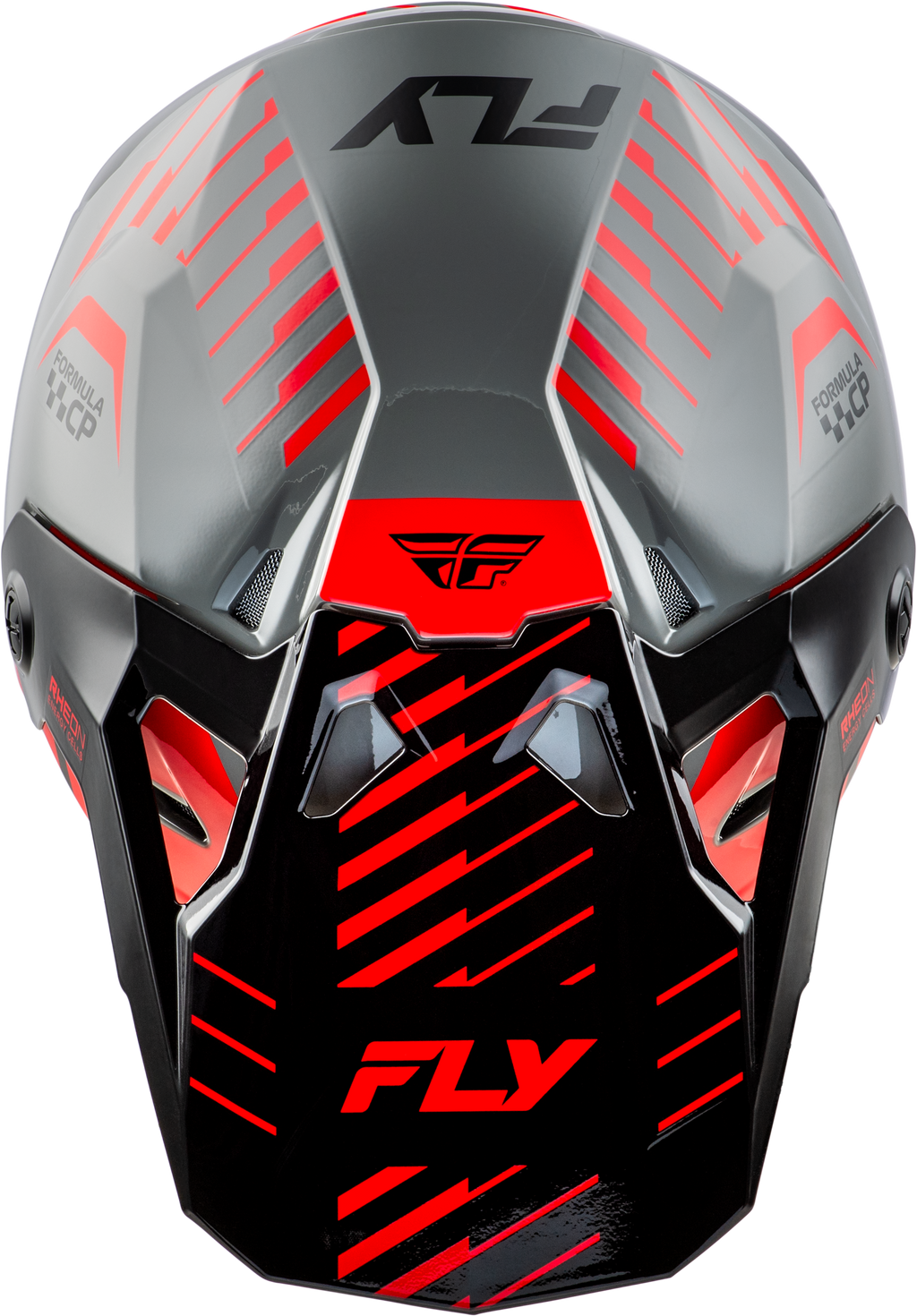 Youth Formula Cp Slice Helmet Grey/Red/Black Yl