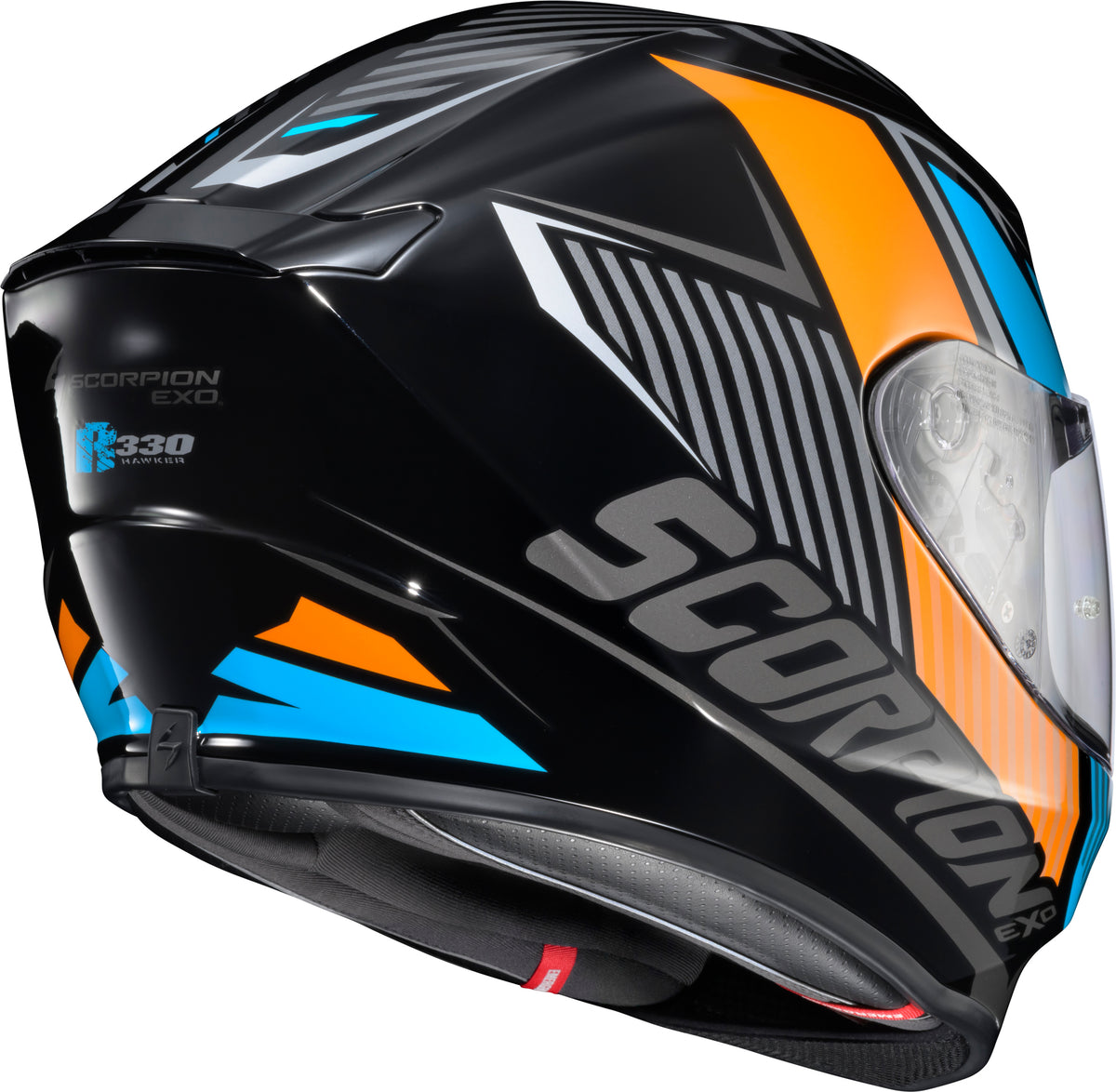 Exo R330 Full Face Helmet Hawker Light Blue Xl
