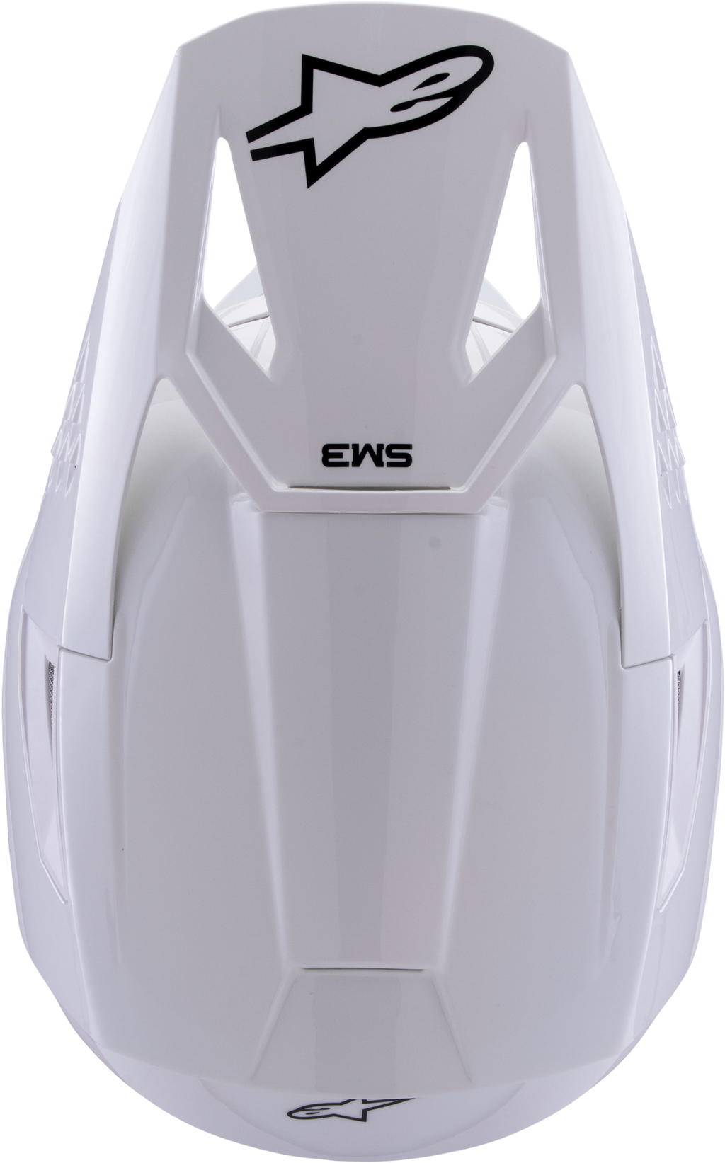 Sm3 Solid Helmet White Glossy Xl