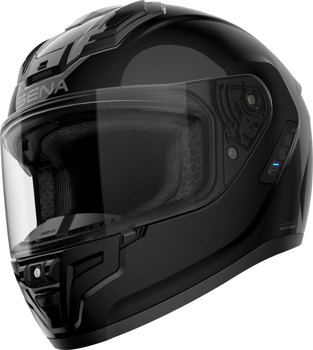 Phantom Ff Mesh Com Helmet Glossy Black Xl