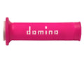 Motogp Grips Fuchsia/White Pair