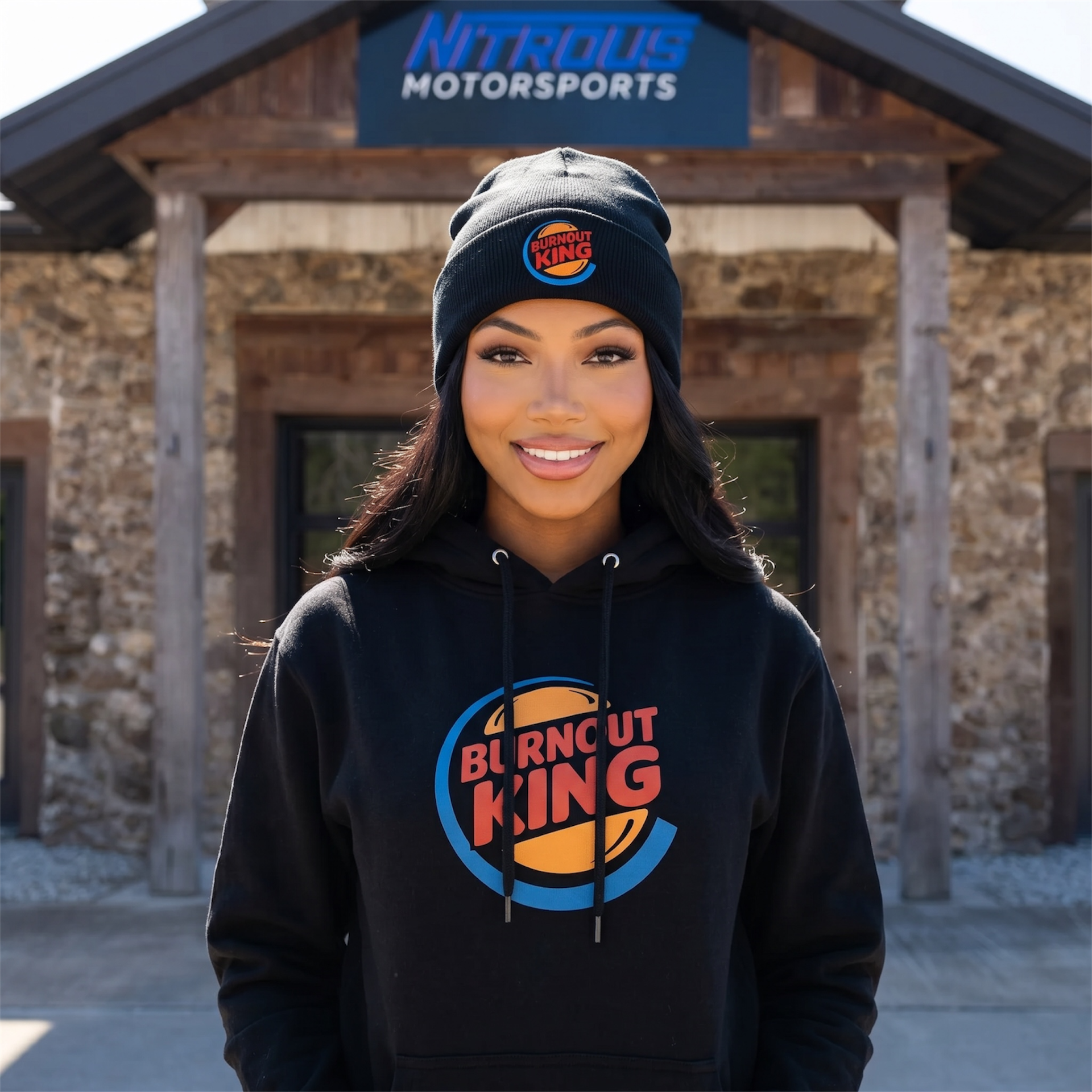 Burnout King Parody Beanie