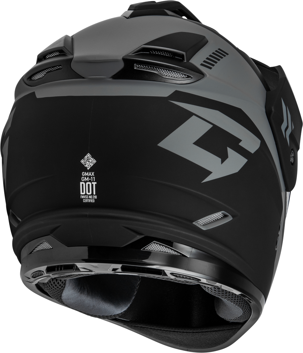 Gm 11 Ronin Helmet Matte Black/Silver Xs