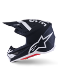 Sm7 Dasher Helmet Blk/Wht Matt Xl