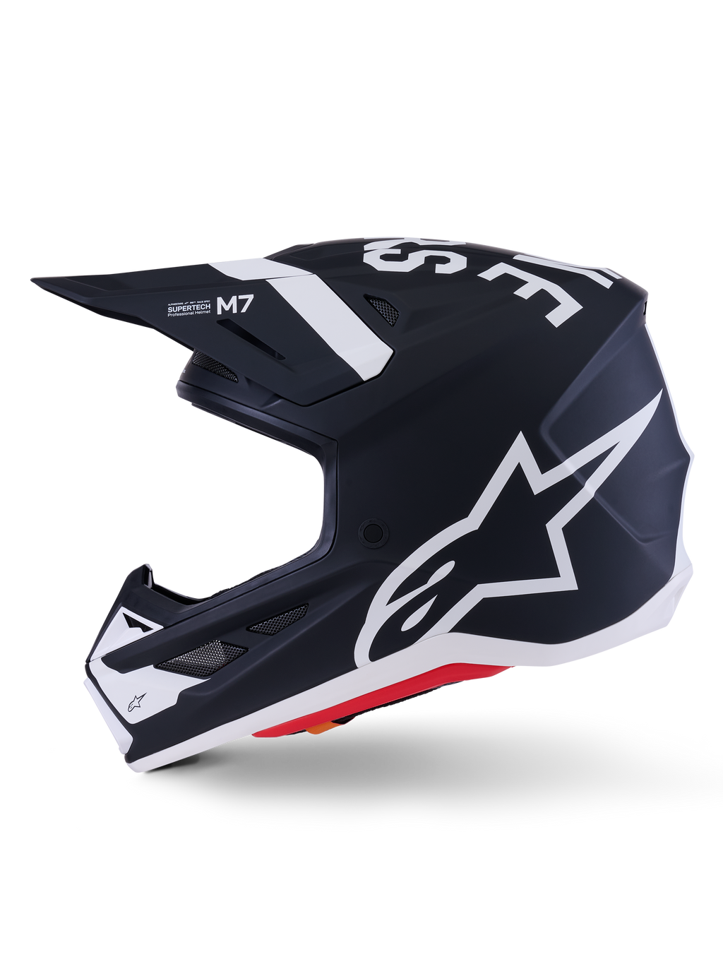 Sm7 Dasher Helmet Blk/Wht Matt Xs