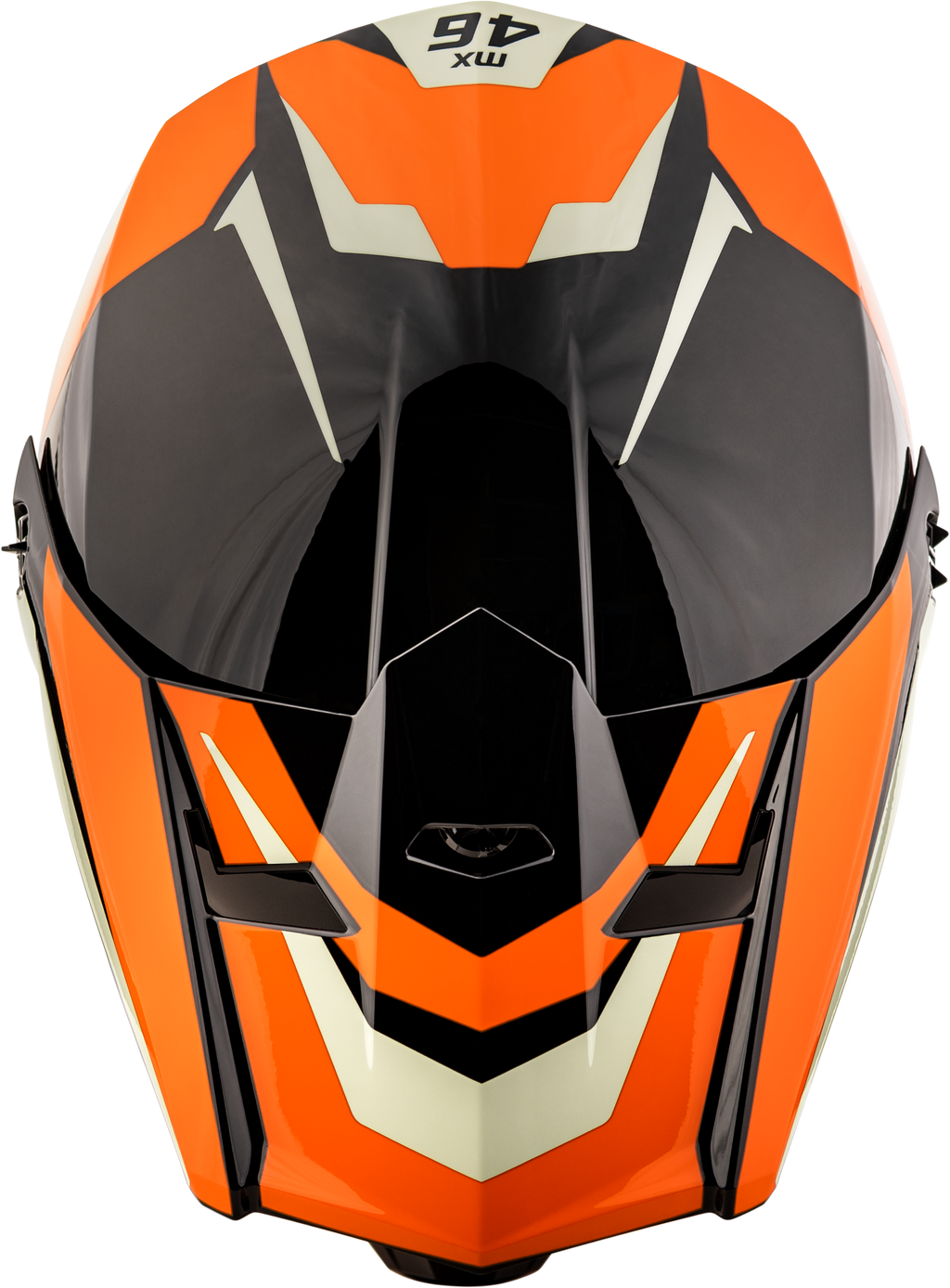 Youth Mx 46y Cyclus Helmet Black/Orange Ym