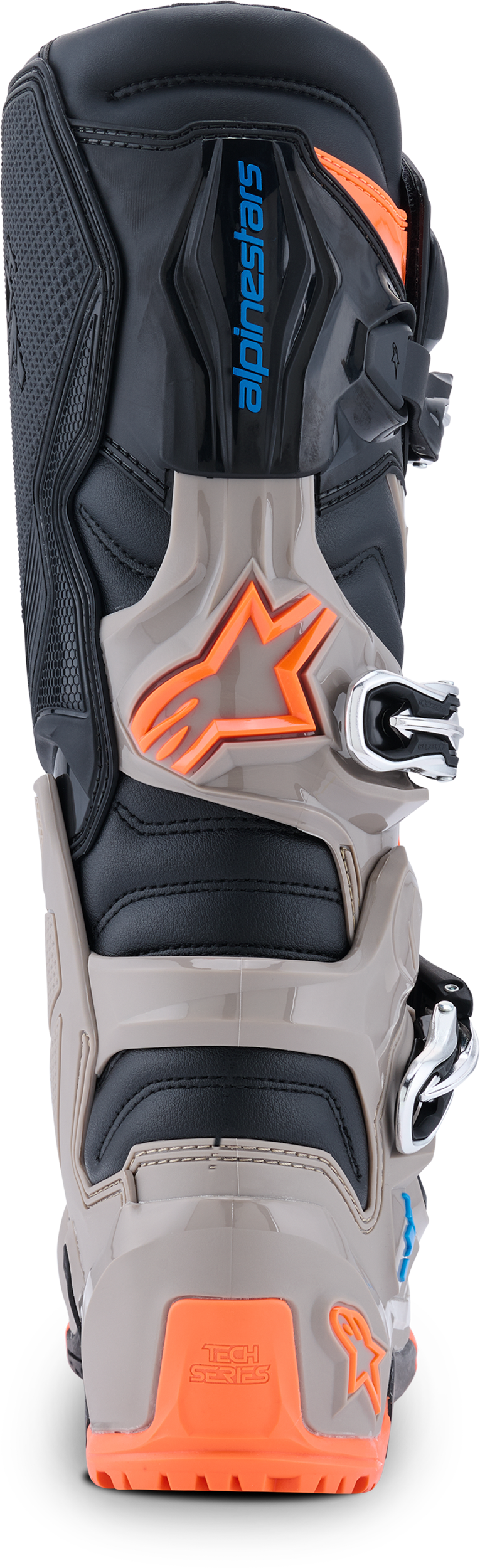 Tech 7 Enduro Blk/Warm Gry/Orange Fluo 13