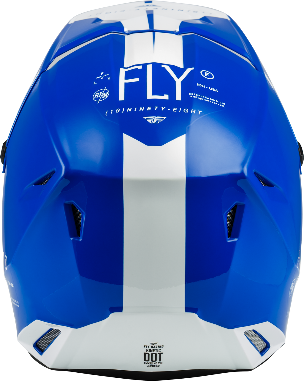 Kinetic Lite Rival Helmet Gloss Blue/White 2x