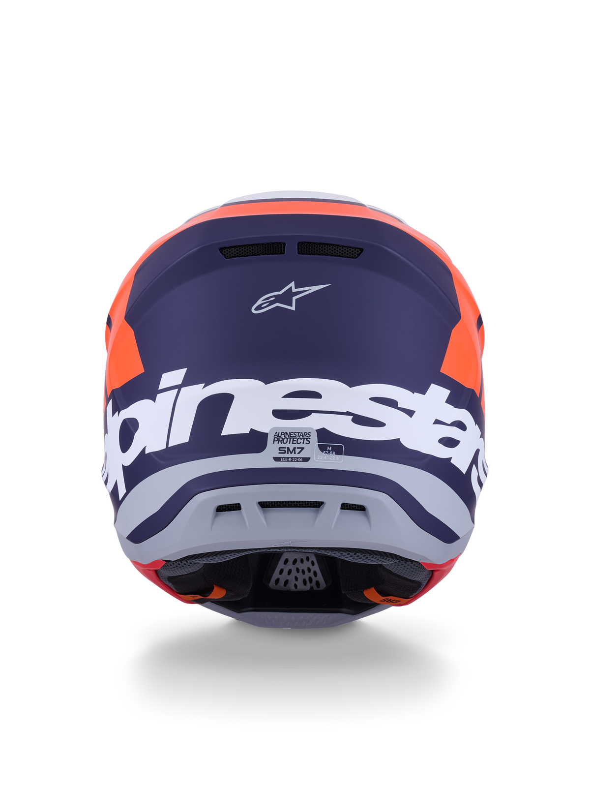 Sm7 Core Helmet Orng/Blue Matt Xl
