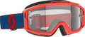 Split Otg Goggle Drk Blue/Neon Rd Clear Works
