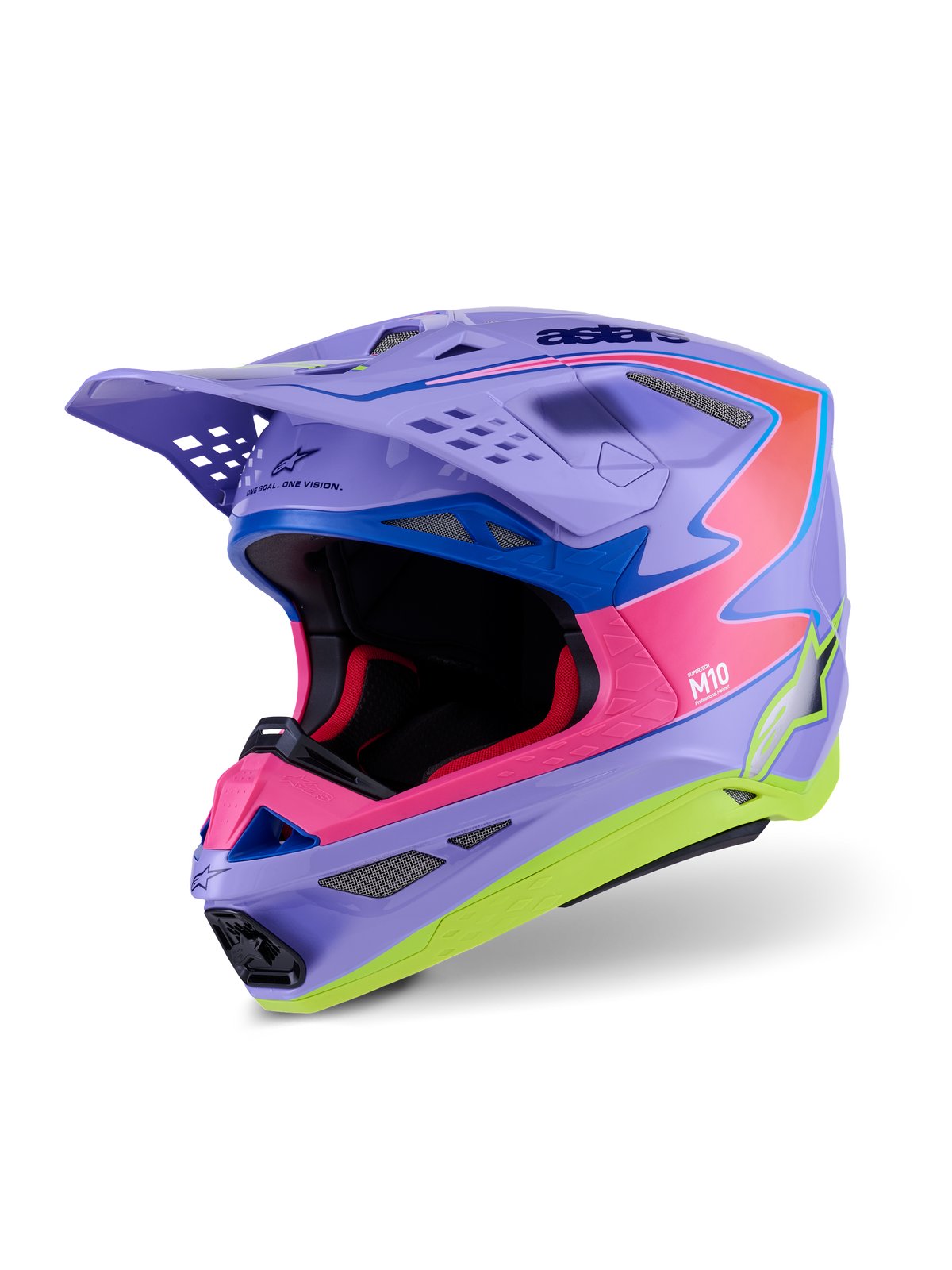 S M10 Jett Lawrence R01 Helmet Purp/Pnk Fluo/Ylw Fluo Gls Xl
