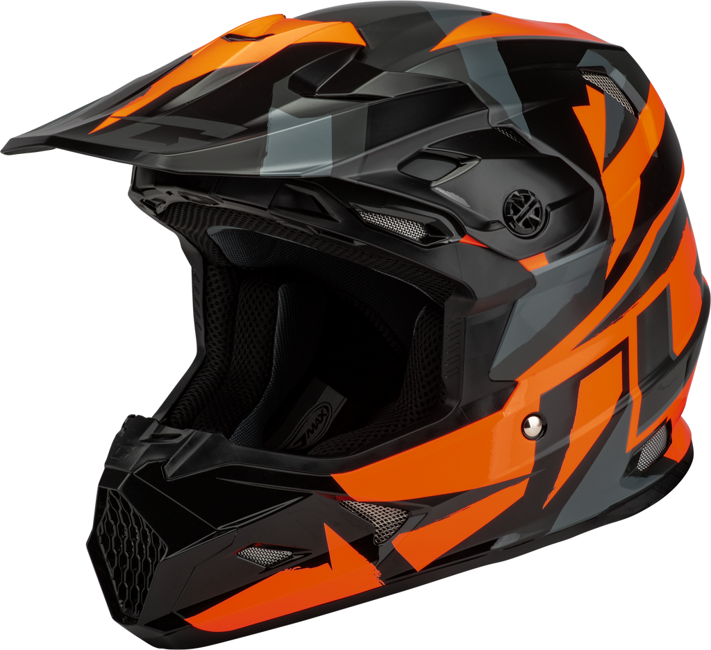 Mx 96 Splinter Helmet Black/Orange 2x