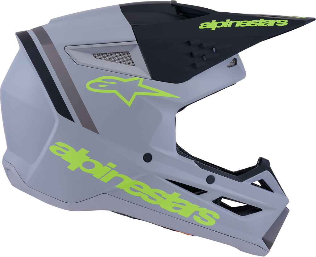 Sm3 Radium Helmet Gry/Blk/Ylw Fluo Matt 2x