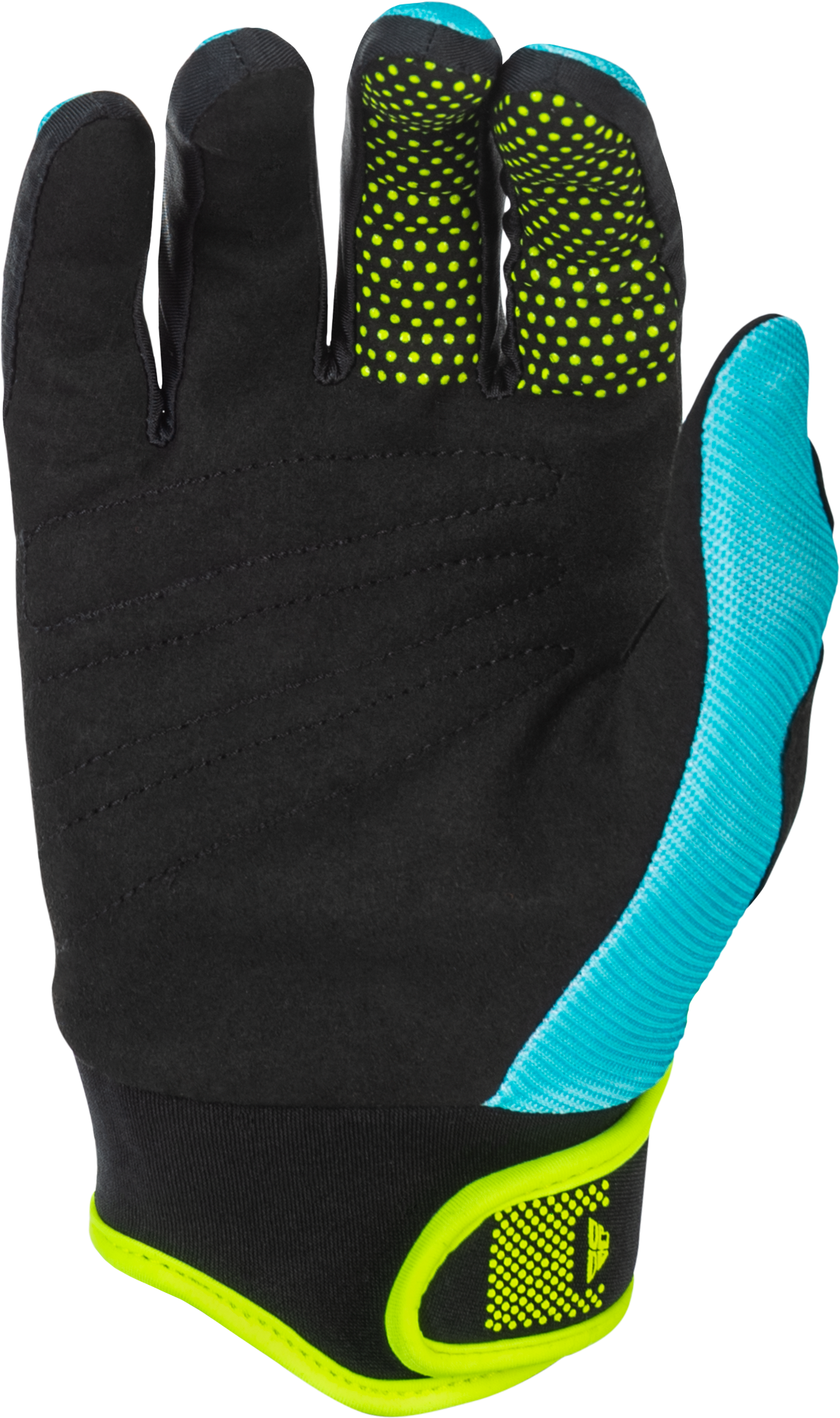 F 16 Gloves Aqua/Black/White Md