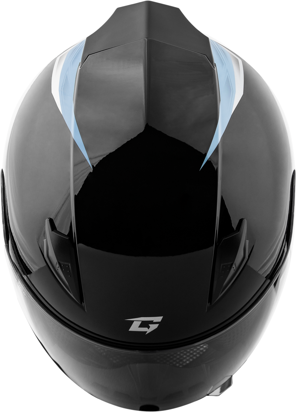 Ff 49 Syth Helmet Black/Silver Blue Lg