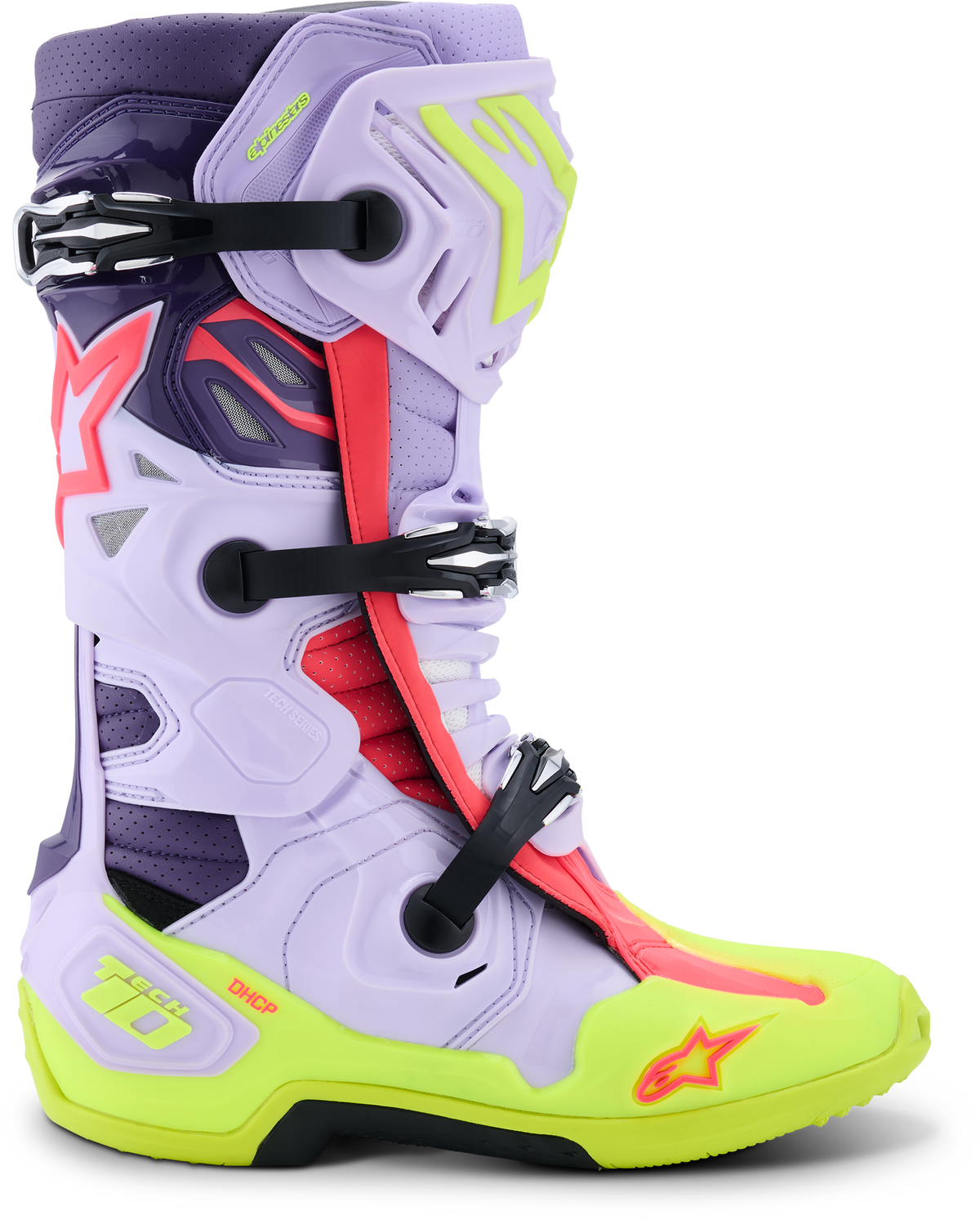 Tech 10 Supervented Purp/Ylw Fluo/Diva Pink 9