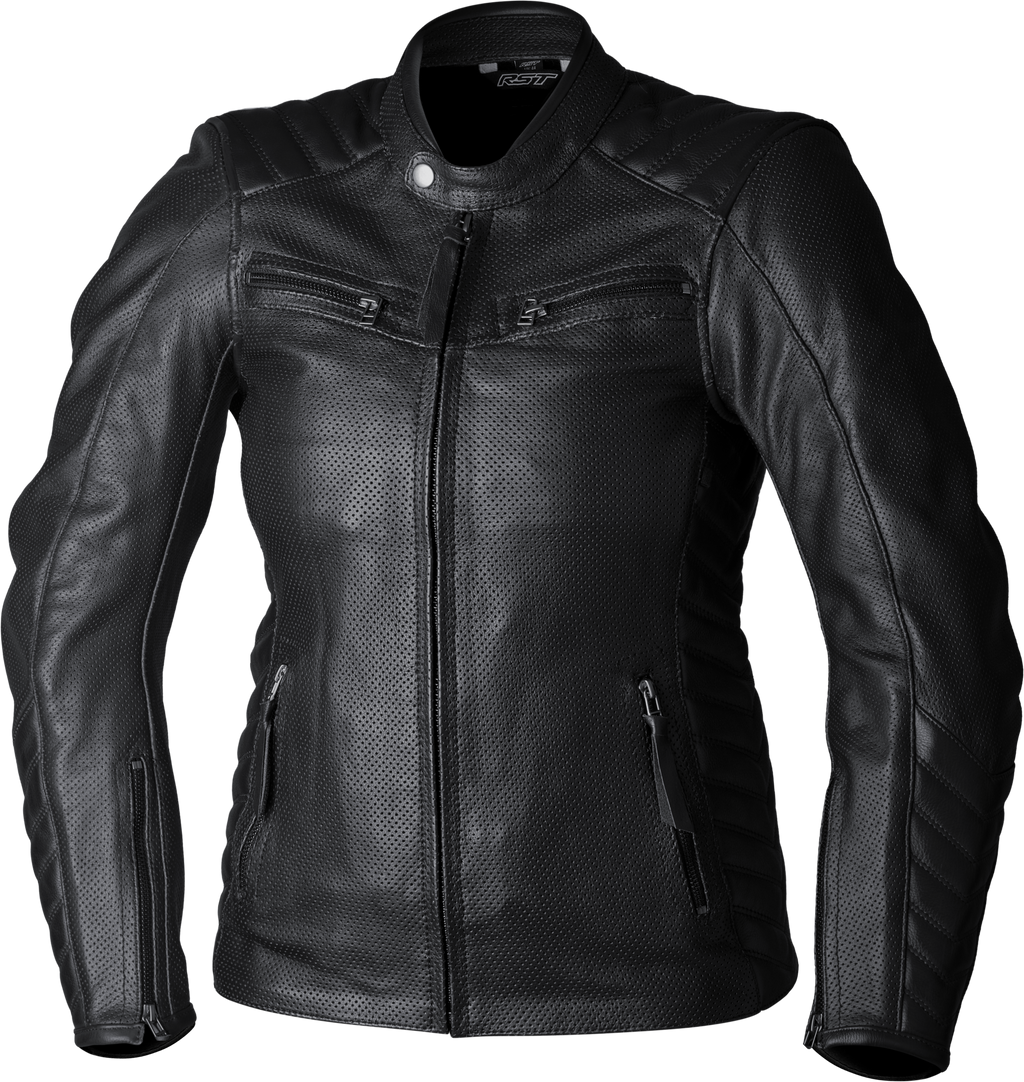 Ladies Roadster Air Ce Jacket Black Leather Xl