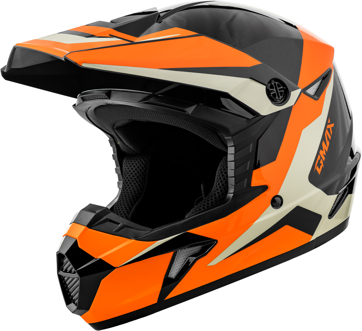 Youth Mx 46y Cyclus Helmet Black/Orange Ym