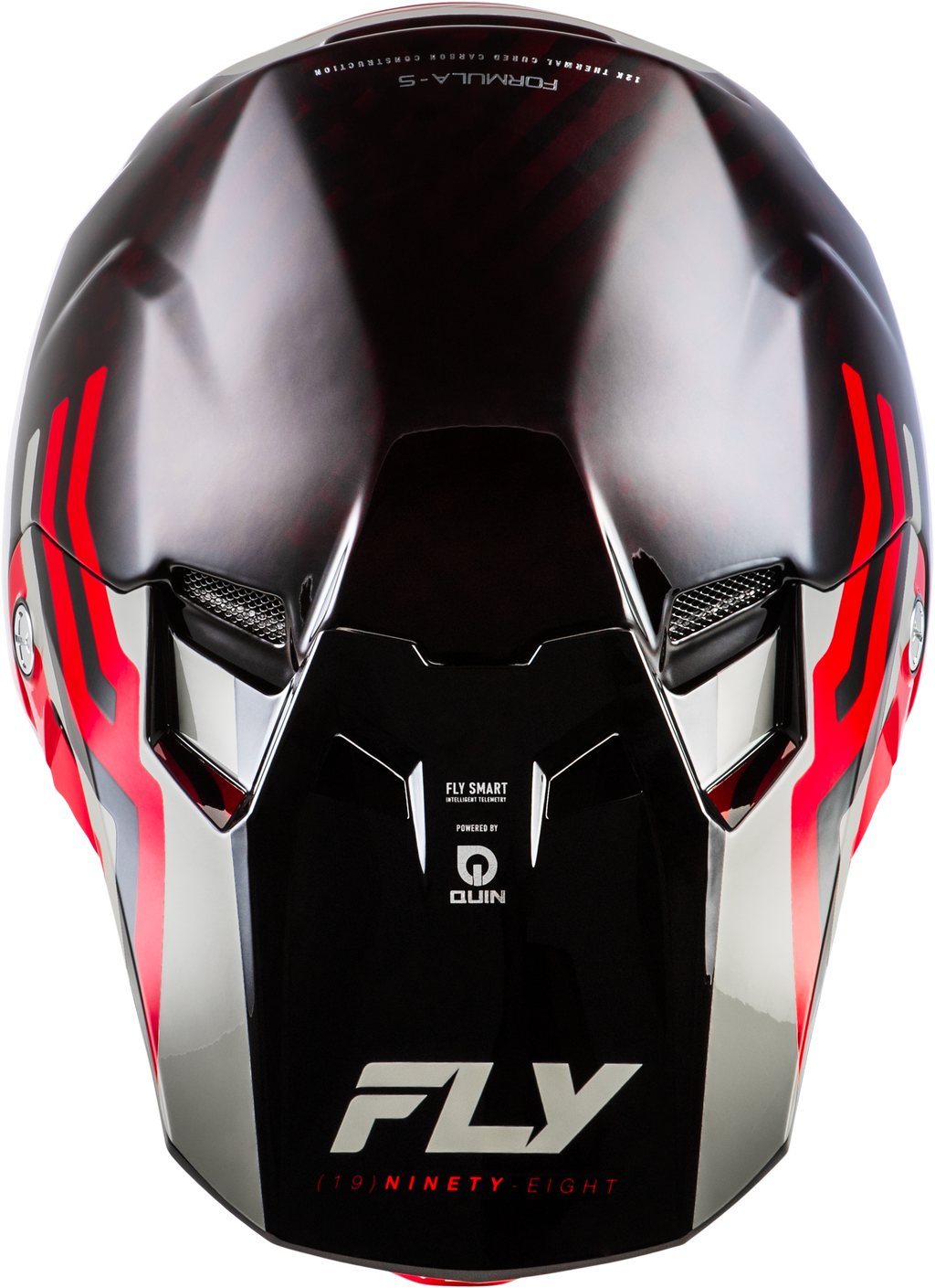 Formula S Carbon Byte Helmet Red Carbon/Red/Grey 2x