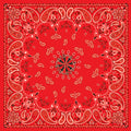 Bandanna Red Paisley