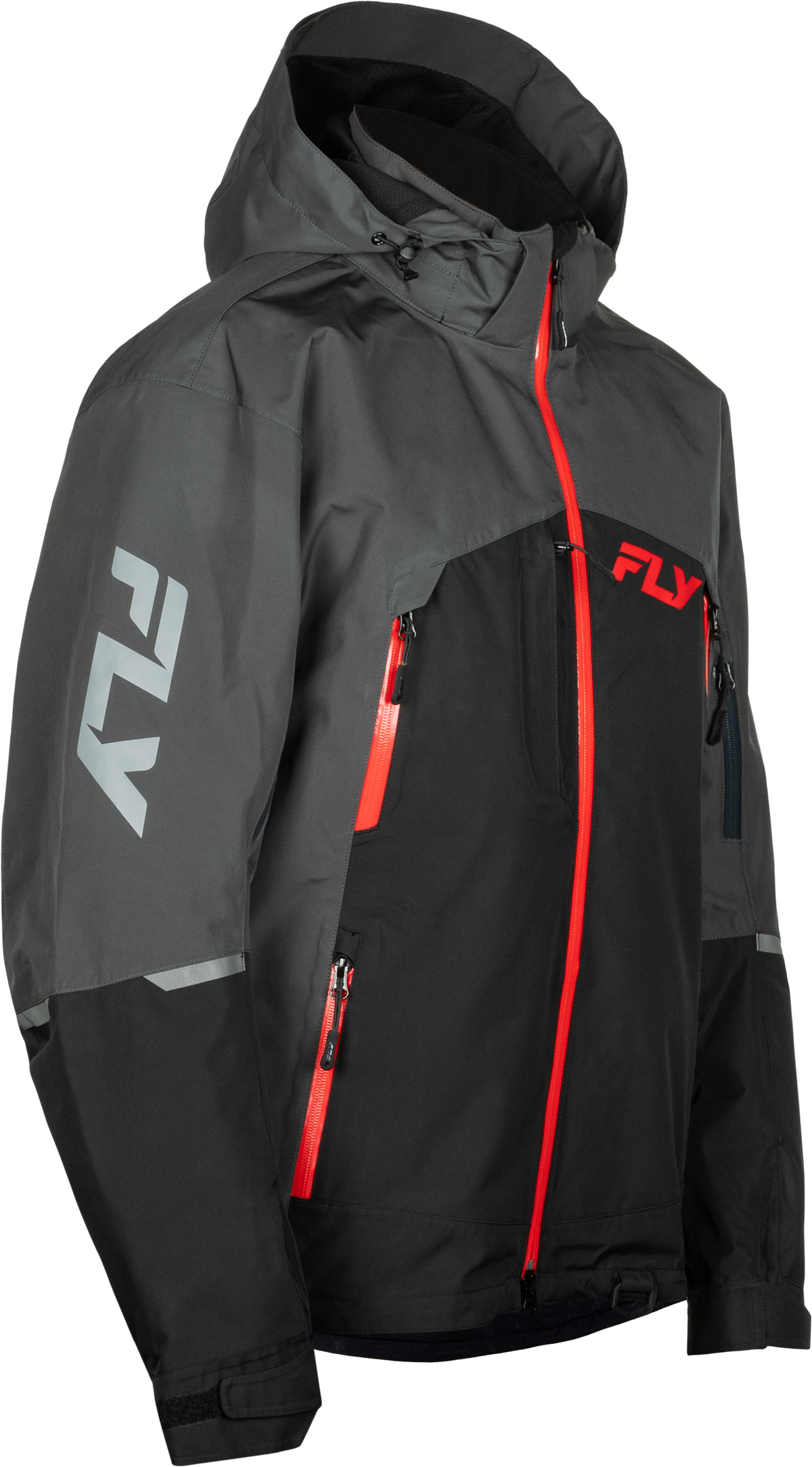 Incline Jacket Grey/Black Lg