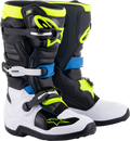 Tech 7s Boots Blk/Enamel Blu/Fluo Yel Sz 2