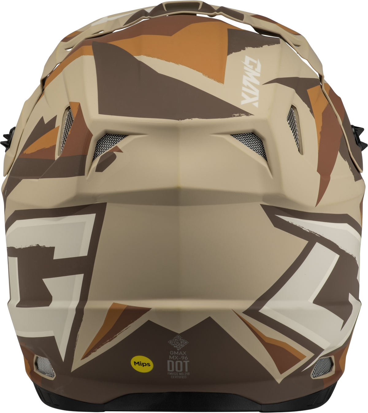 Mx 96 Splinter Helmet Matte Brown/Tan/White  Sm