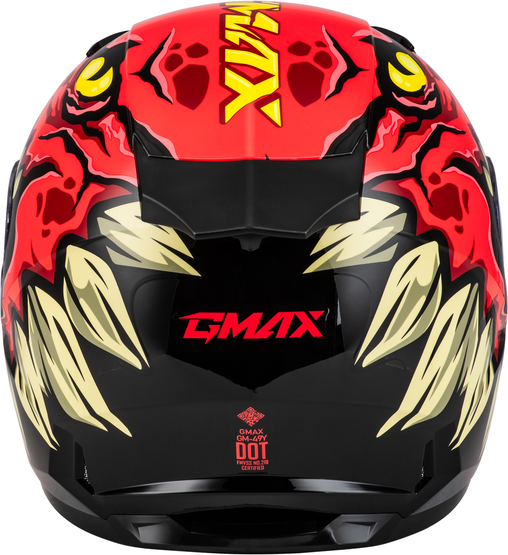 Youth Gm 49y Drax Helmet Red Ys
